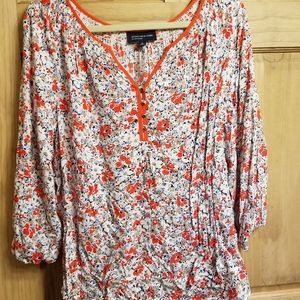 EUC Jones NY 3/4 Sleeve blouse